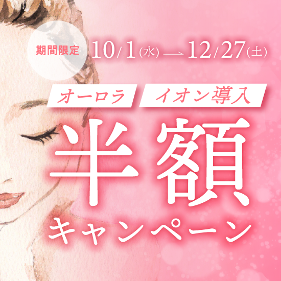 オーロラ・イオン導入 半額キャンペーン（SP）